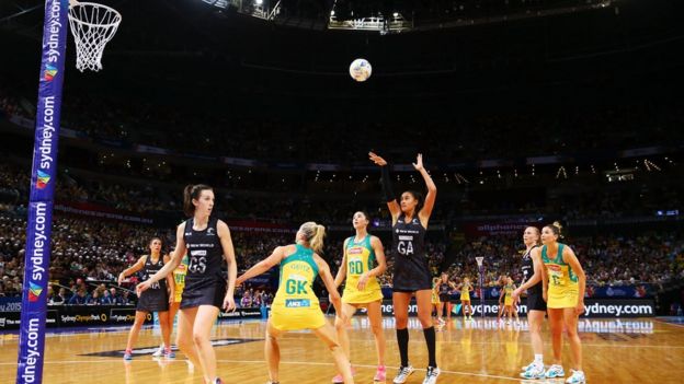 Jugadoras de netball