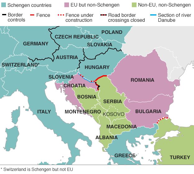 South-east Europe map