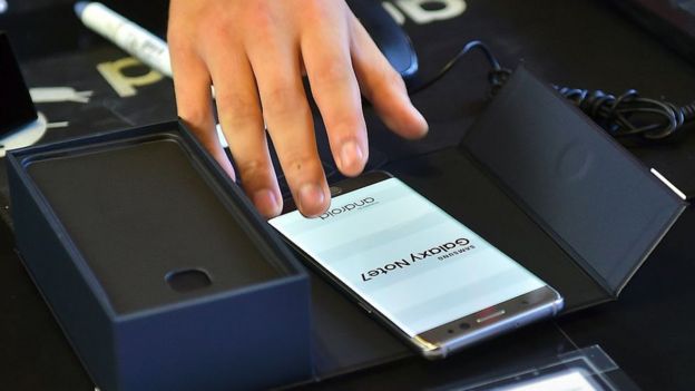 சாம்சங் கேலக்ஸி நோட்7 திறன்பேசி (கோப்புப்படம்)