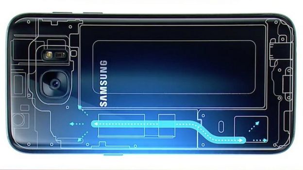 Water-cooling Galaxy S7 graphic