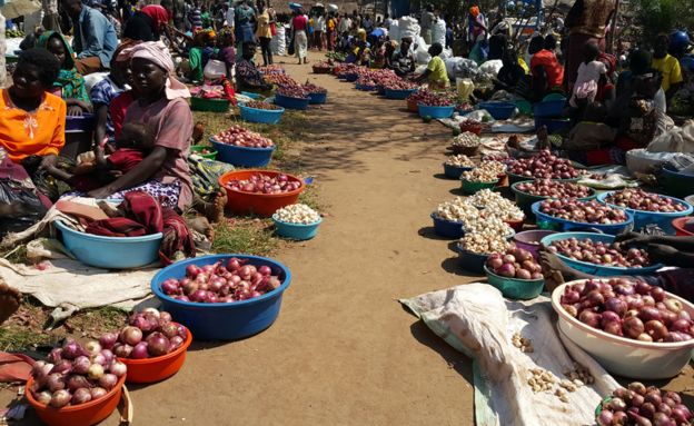 Market in Okavu, north-western Uganda 18 August 2016