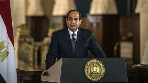 الرئيس المصري عبد الفتاح السيسي
