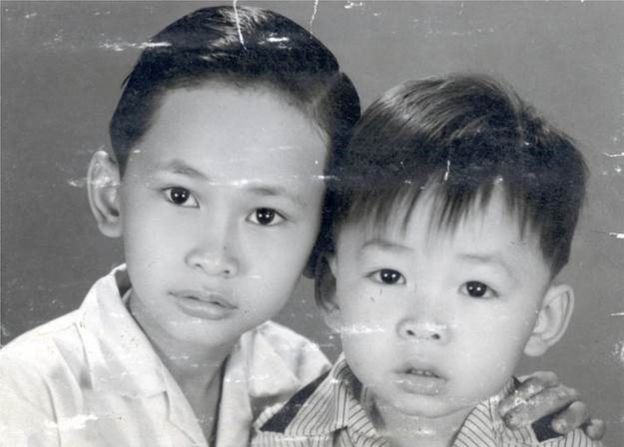 Viet Thanh Nguyen and his brother, as children