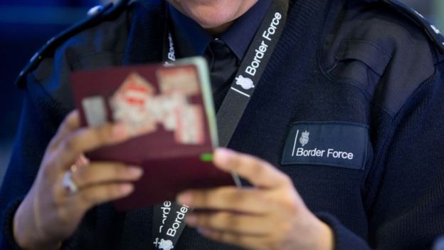 UK border force official