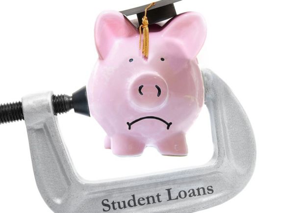 Sag piggy bank in student loans vice
