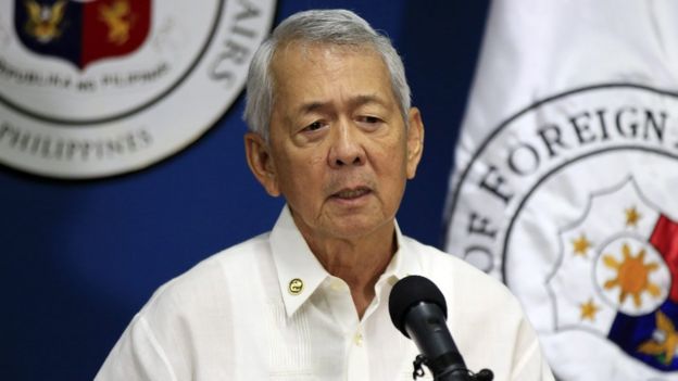 El fallo de La Haya es vinculante, recordó el secretario de Exteriores filipino, Perfecto Yasay.