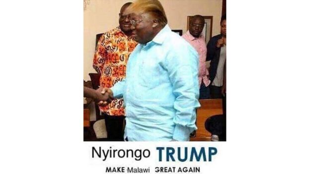 Nyirongo Trump meme