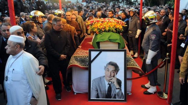 Algerians pay tribute to late Algerian opposition figure Hocine Ait-Ahmed