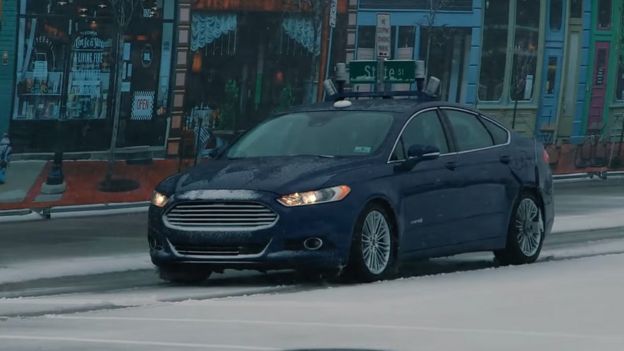 Driverless Ford tackles snow problem ilicomm Technology Solutions
