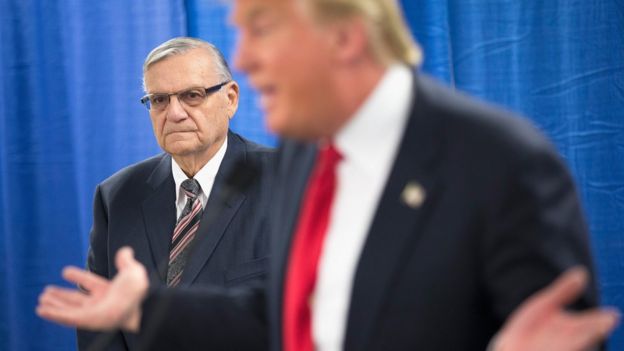 Joe Arpaio y Donald Trump