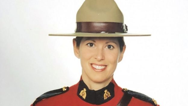 Royal Canadian Mounted Police Constable (RCMP) Heidi Stevenson in an undated handout photo
