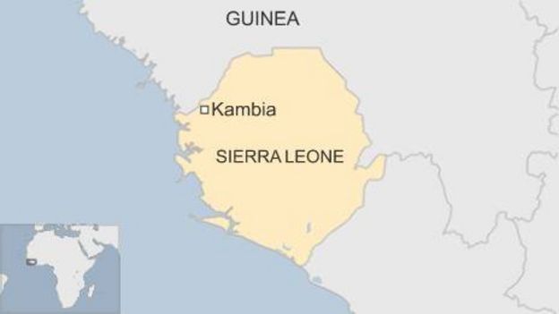 Sierra Leone map