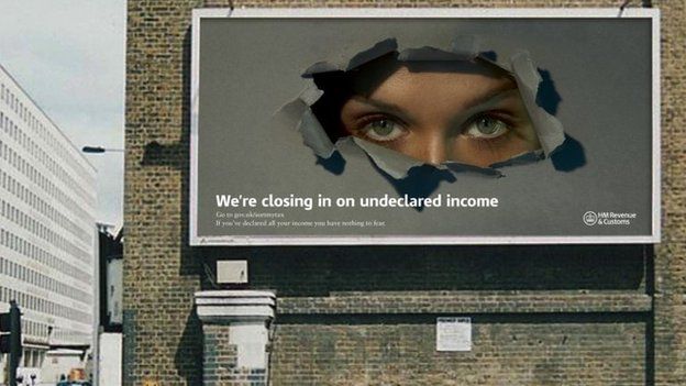 HMRC poster from 2014