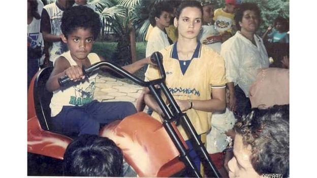 Cleiton Jordão em Cubatão em 1989