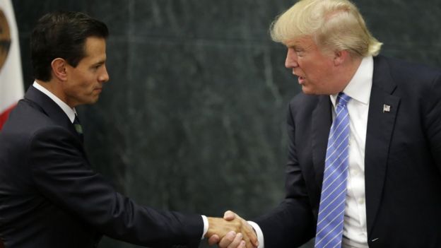 Enrique Peña Nieto y Donald Trump