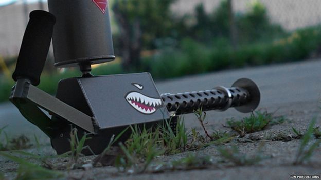 XM45 has a teeth grin painted on it