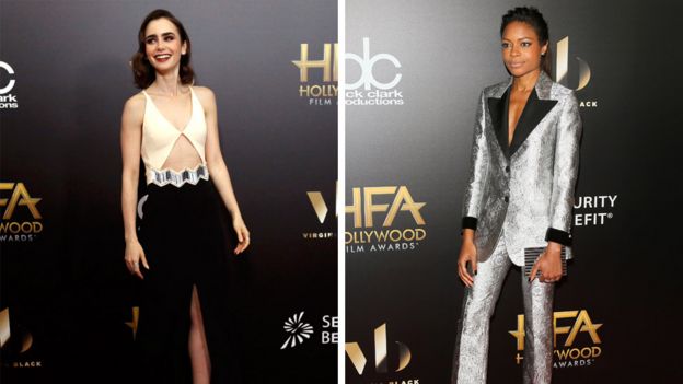 Lily Collins and Naomie Harris