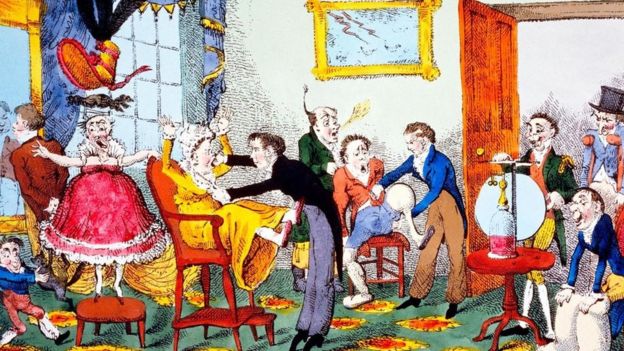 Una caricatura de la época victoriana