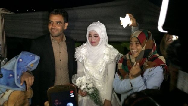 Wedding couple
