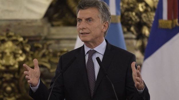 Mauricio Macri, presidente da Argentina