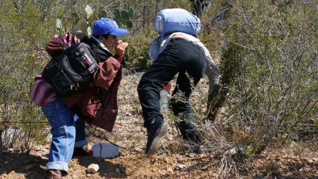 Cruce de migrantes