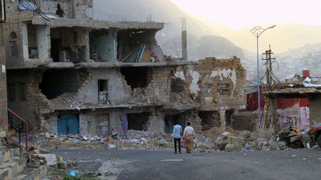 Street scene in Taiz
