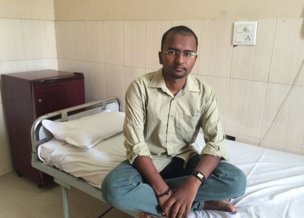 Saurav Kumar in hospital