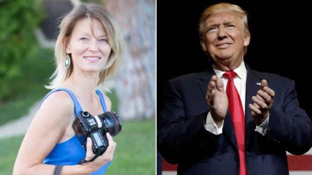 Kristin Anderson na Donald Trump