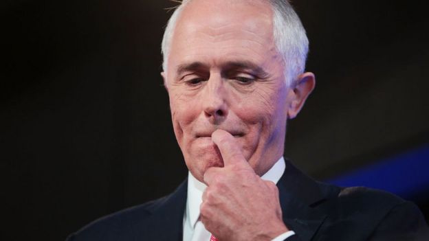 Primer ministro australiano Malcom Turnbull