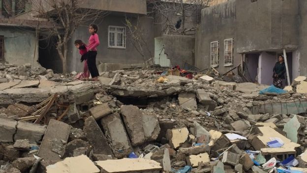 Destruction in Silopi