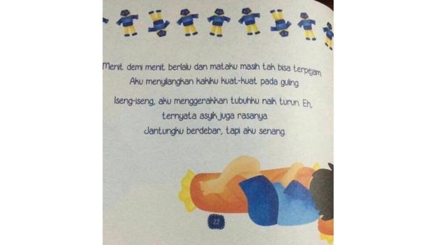 印尼兒童保護委員會稱，這本書對兒童有害。