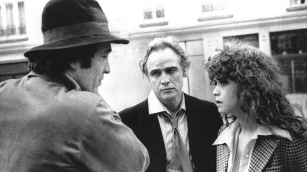 Marlon Brando y Maria Schneider