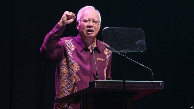 Malaysian PM Najib Razak speaks in KL (30 Aug 2015)