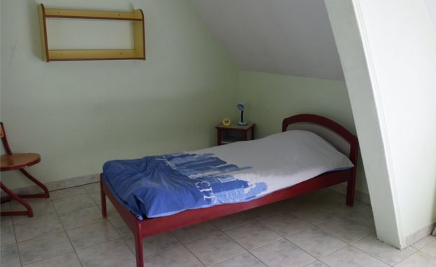 Dormitorio en Pontourny