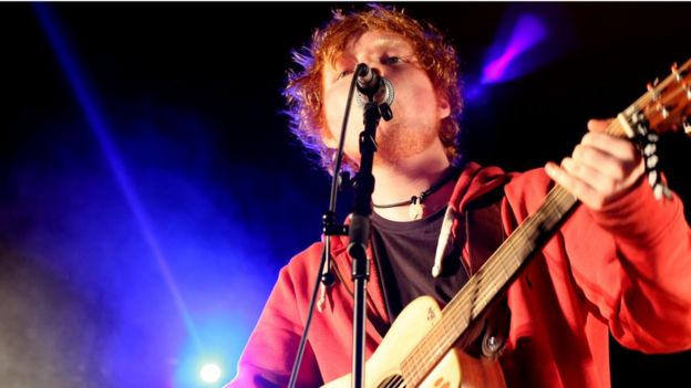 Ed Sheeran at Glastonbury 2011
