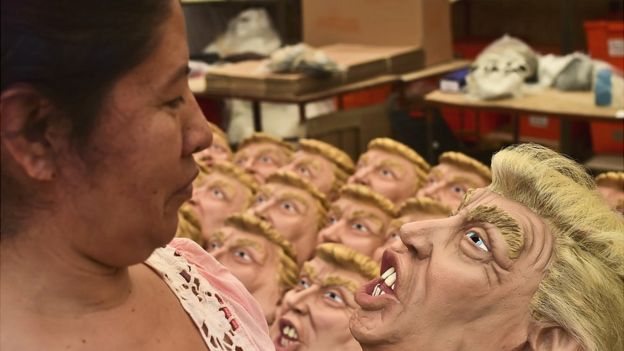 Máscaras de Trump