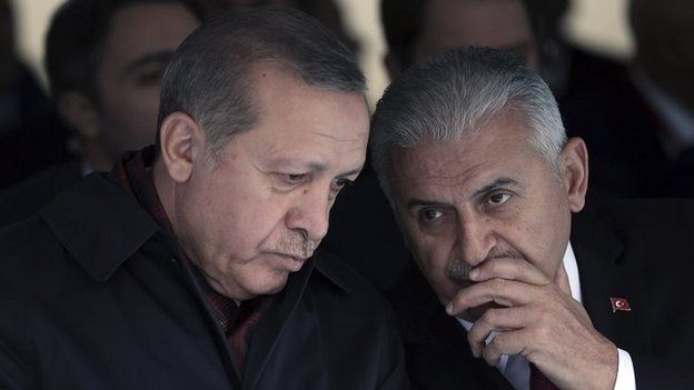 یلدریم نخست وزیر و اردوغان