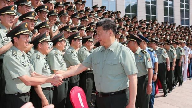 习近平2016年八一建军节前夕与军队代表会面