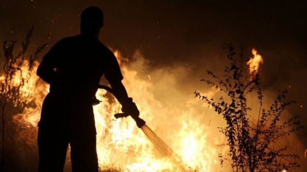 london Grass fire