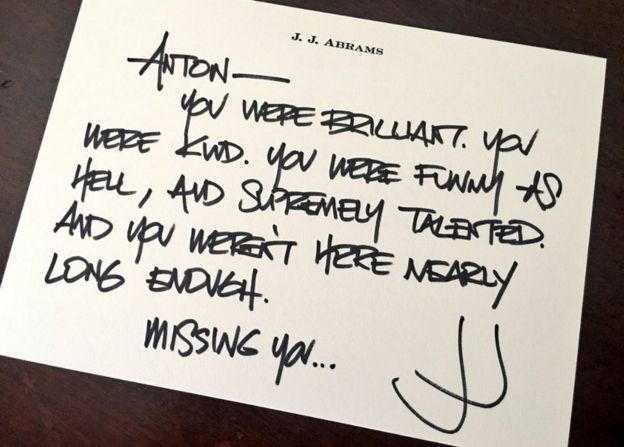 JJ Abrams tweet: