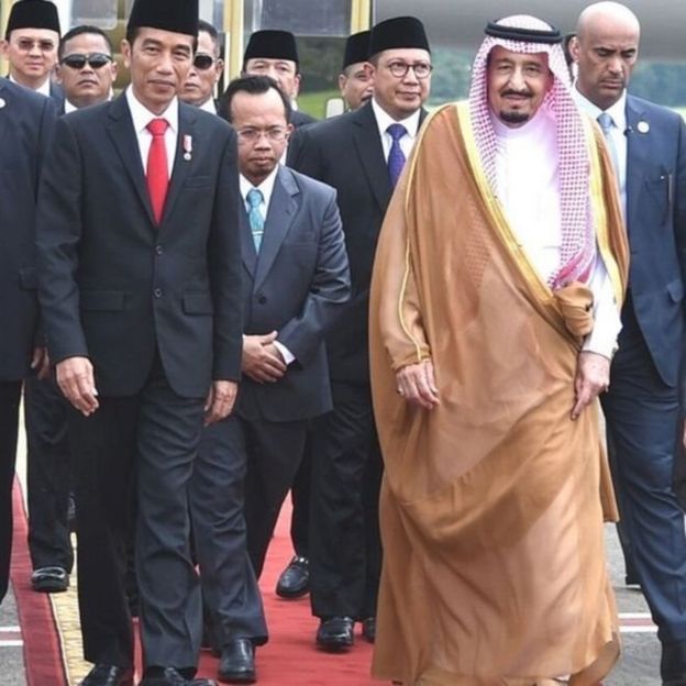 Raja Salman dan Jokowi