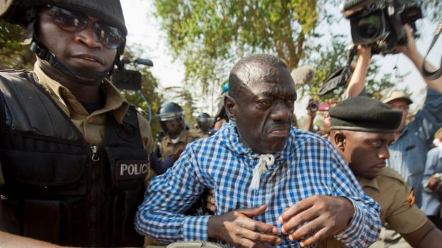 besigye arrested
