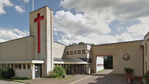 Christ the King Church, formerly a monastery, in Enfield