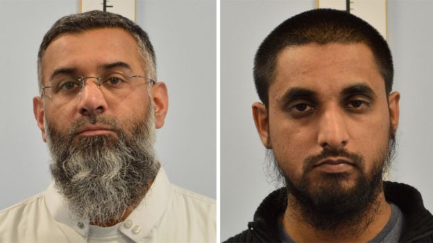 Anjem Choudary was convicted alongside his associate Mohammed Mizanur Rahman