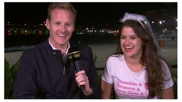 Dan Walker e Maria de Cezar