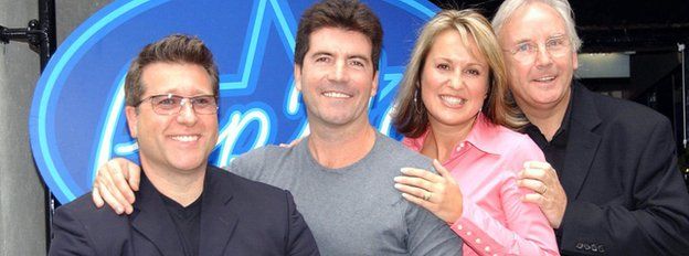 File photo dated 26/09/01 of Pop Idol judges (left to right) Neil Fox, Simon Cowell, Nicki Chapman and Pete Waterman, during a photo call to launch Pop Idol.