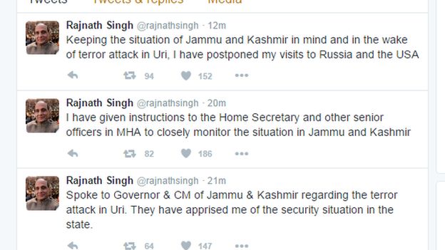राजनाथ ट्वीट