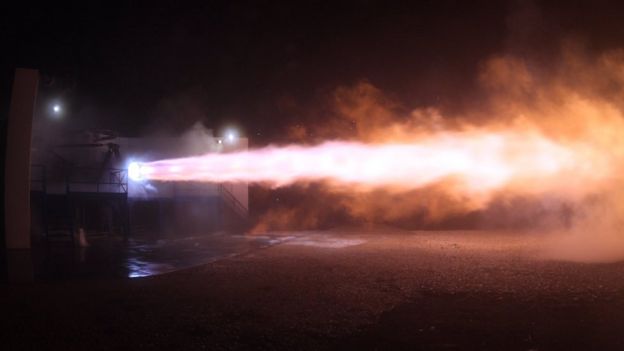 motor del cohete SpaceX