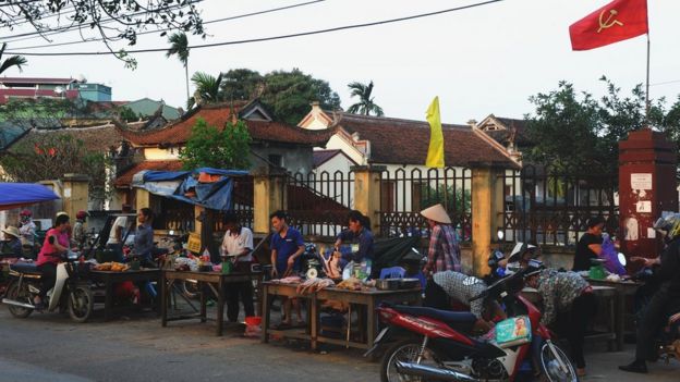 Street market in Hanoi