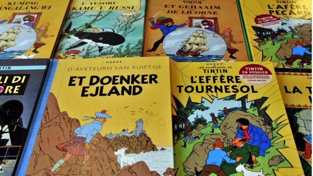 Tintin comic books